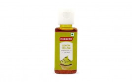 Puramio Lemon Yellow Liquid Food Colour  Pack  50 millilitre
